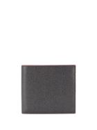 Thom Browne Pebbled Leather Wallet - Grey