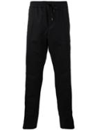 Kenzo Drawstring Track Pants, Men's, Size: 50, Black, Cotton