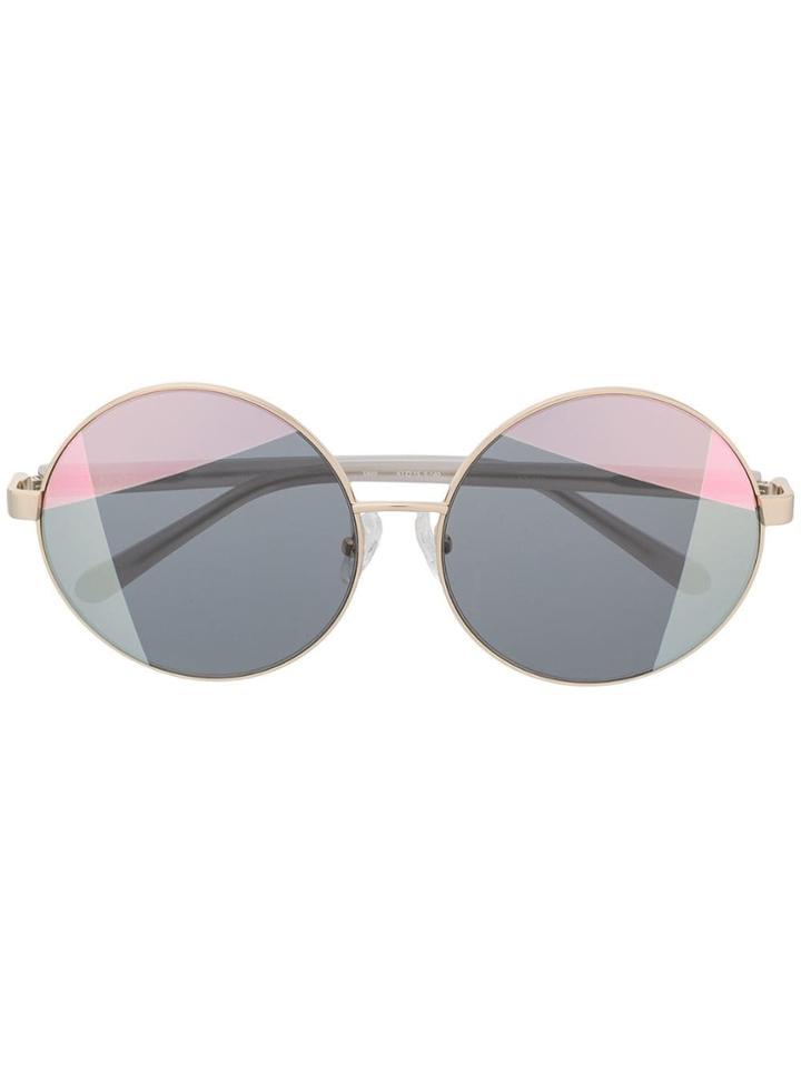 Linda Farrow Linda Farrow X No21 Round Shaped Sunglasses - Silver