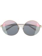 Linda Farrow Linda Farrow X No21 Round Shaped Sunglasses - Silver