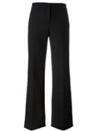 Marni Tailored Bootcut Trousers, Women's, Size: 42, Black, Cotton/polyamide/spandex/elastane