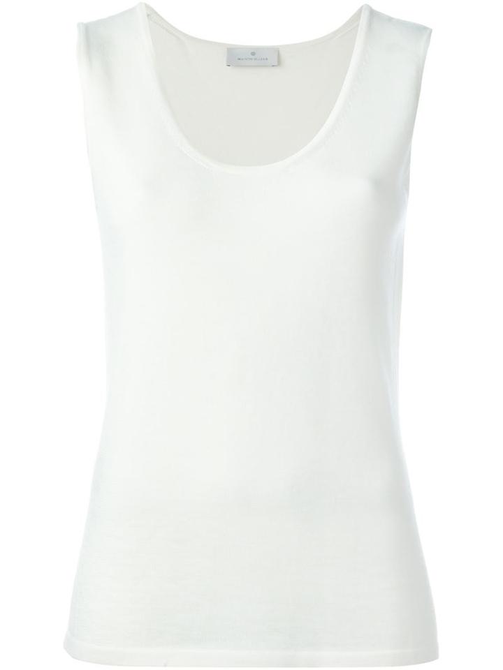 Maison Ullens Scoop Neck Knit Tank Top, Women's, Size: Medium, Nude/neutrals, Cashmere