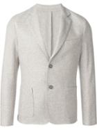 Eleventy Single Breasted Blazer, Men's, Size: 52, Nude/neutrals, Linen/flax/cotton