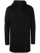 Herno Zipped Hooded Jacket, Men's, Size: 48, Black, Viscose/polyamide