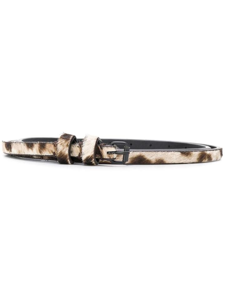 Haider Ackermann Leopard Print Belt - Neutrals