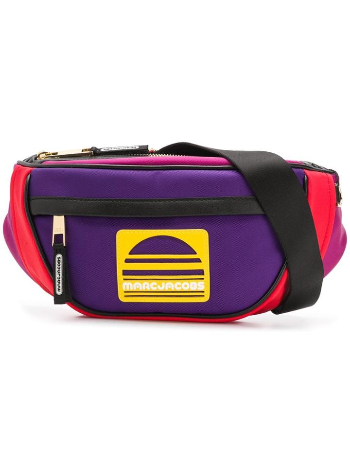 Marc Jacobs Colour-block Belt Bag - Purple