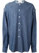 Hed Mayner Denim Shirt, Men's, Size: Large, Blue, Cotton