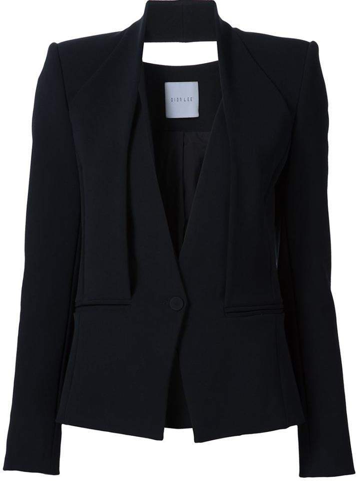 Dion Lee - 'invert Compact' Jacket - Women - Polyester/polyurethane - 10, Black, Polyester/polyurethane
