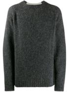 Loewe Oversized Knitted Sweater - Grey