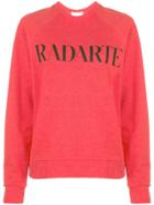 Rodarte Printed Logo Sweater - Red