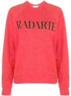 Rodarte Printed Logo Sweater - Red