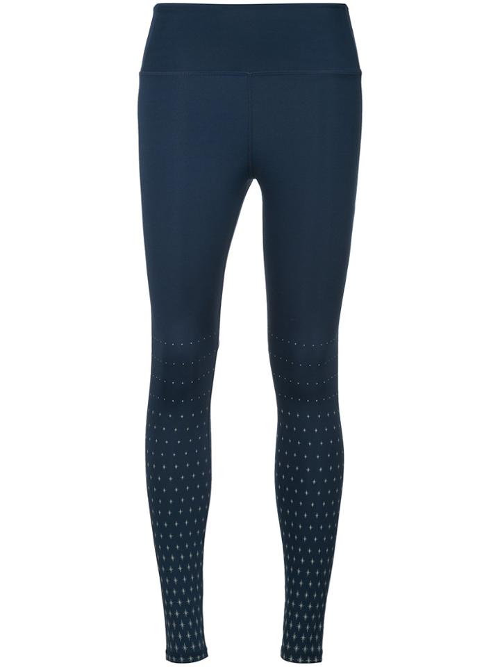 Nimble Activewear Swift Reflective 7/8 Leggings - Blue