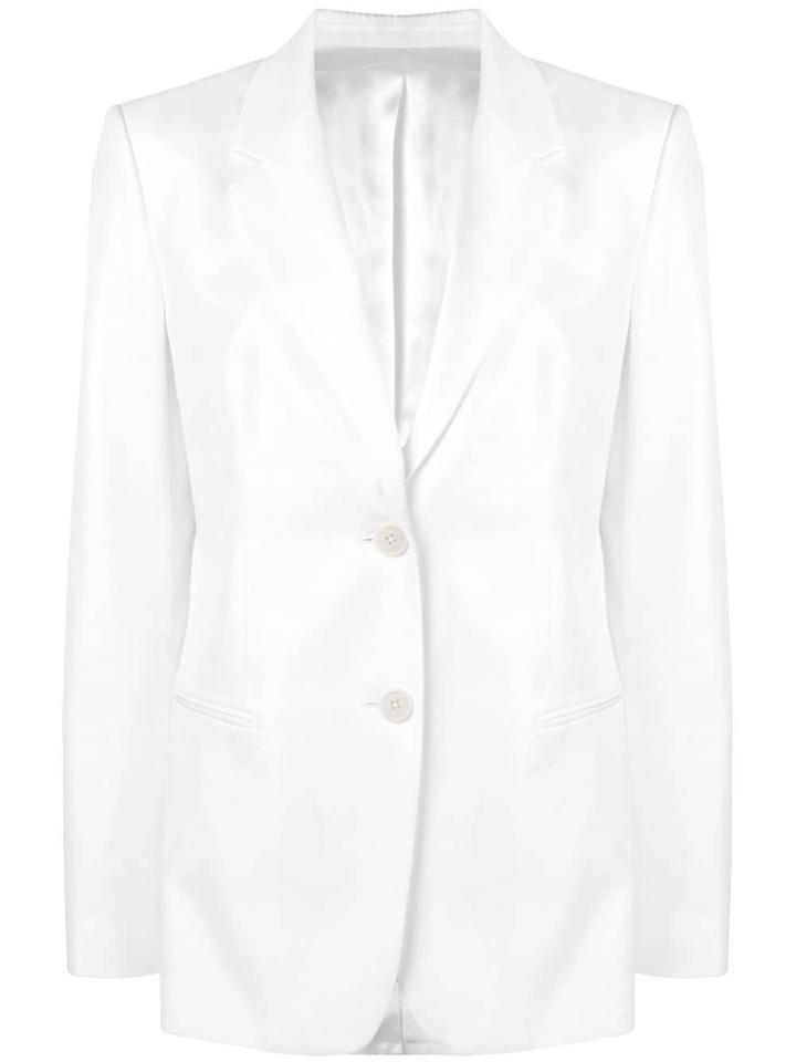 Helmut Lang Mid-length Blazer - White