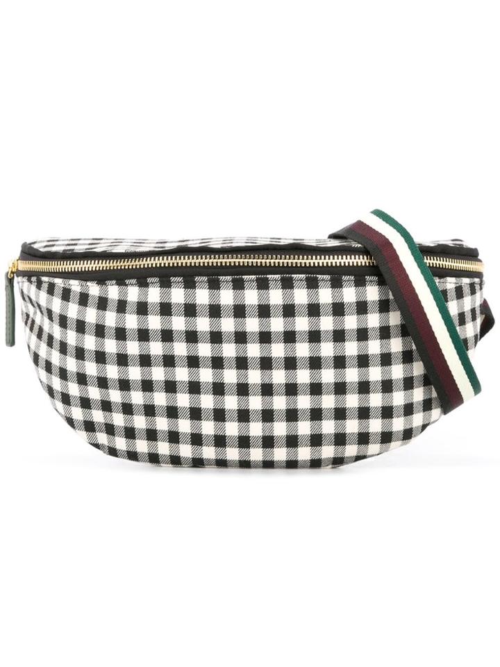 Baum Und Pferdgarten Gingham Waist Bag - Black