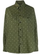 Saint Laurent Star Flap Pockets Shirt - Green