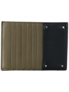 Valentino Block Panel Coin Purse - Black