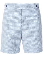 Frescobol Carioca Pattern Shorts - White