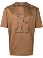 Lanvin L Print T-shirt - Brown