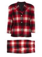 Jean Paul Gaultier Pre-owned Checked Skirt Suit - Red