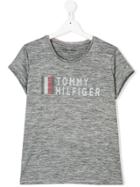 Tommy Hilfiger Junior Teen Logo Print T-shirt - Grey