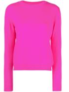 The Elder Statesman Billy Cropped Classic Crew-neck Jumper - Pink