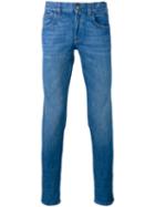 Gucci Web Trim Jeans, Men's, Size: 38, Blue, Cotton/spandex/elastane