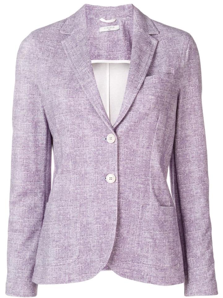 Circolo 1901 Classic Blazer - Purple
