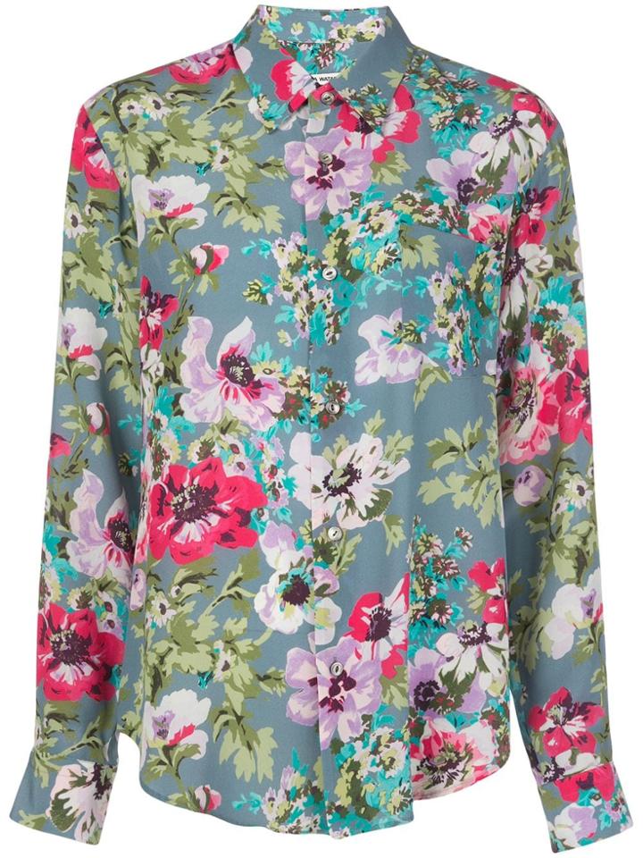 Junya Watanabe Floral Print Shirt - Multicolour