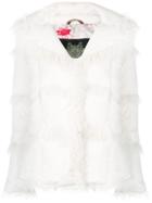 Mr & Mrs Italy Fur-trimmed Down Jacket - White