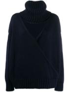 Monse Cut Out Turtleneck Jumper - Black