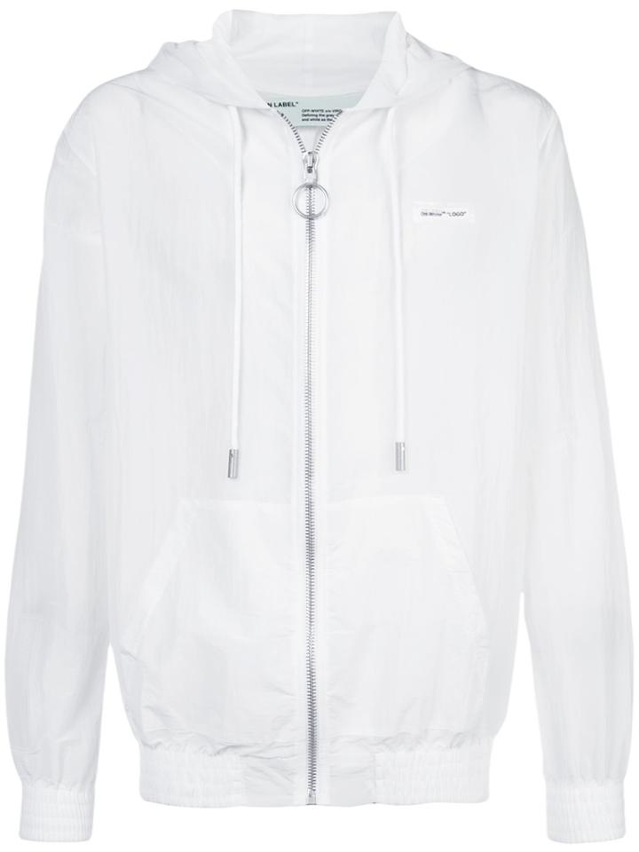 Off-white Transparent Windbreaker Jacket