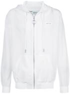Off-white Transparent Windbreaker Jacket