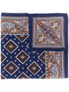 Engineered Garments Bandana Print Scarf - Blue