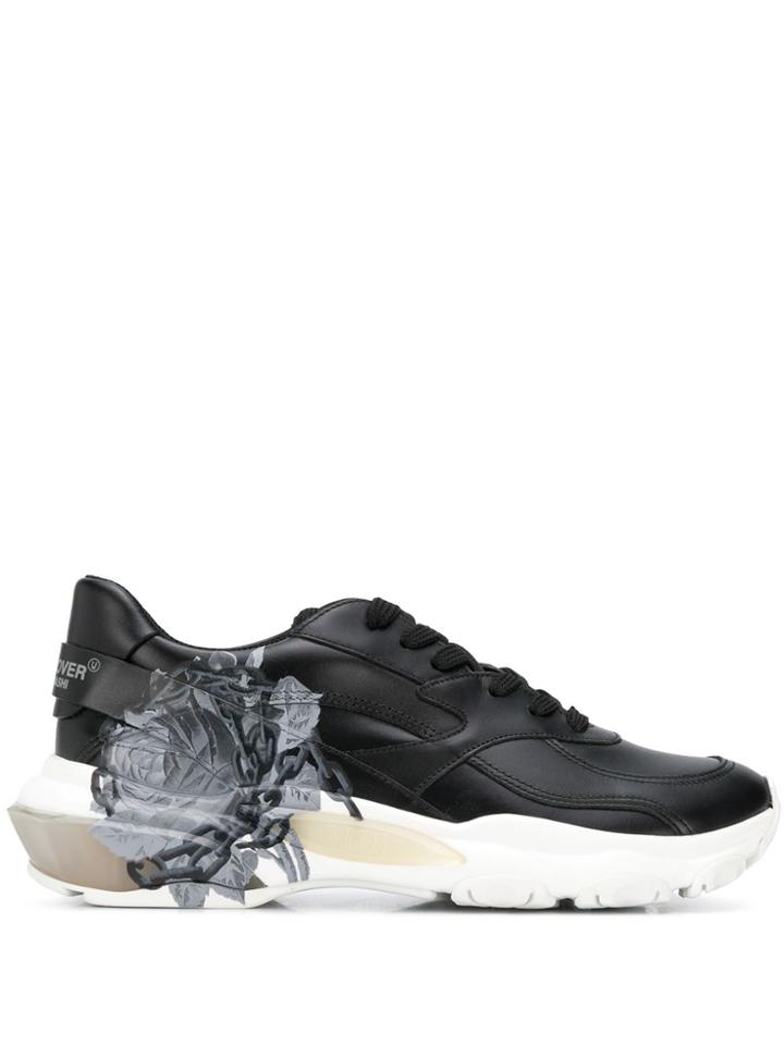 Valentino X Undercover Valentino Garavani Chain Rose Print Sneakers -