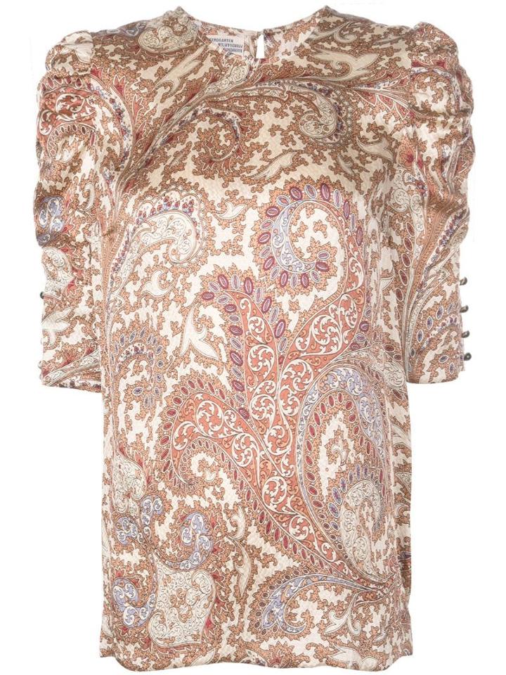 Baum Und Pferdgarten Half-sleeved Blouse - Neutrals