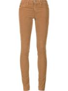 Ag Jeans Super Skinny Jeans, Women's, Size: 25, Brown, Cotton/polyurethane