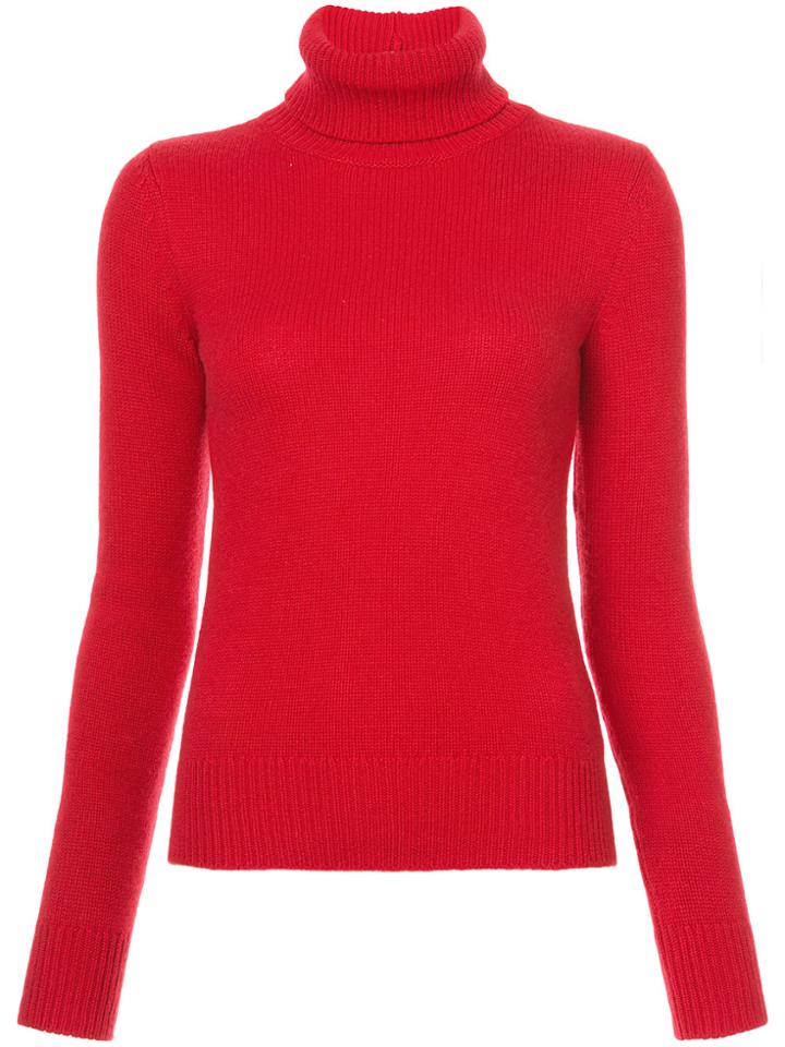 Ralph Lauren Collection Roll Neck Jumper - Red