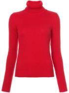 Ralph Lauren Collection Roll Neck Jumper - Red