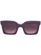 Prism Square Frame Sunglasses - Pink & Purple