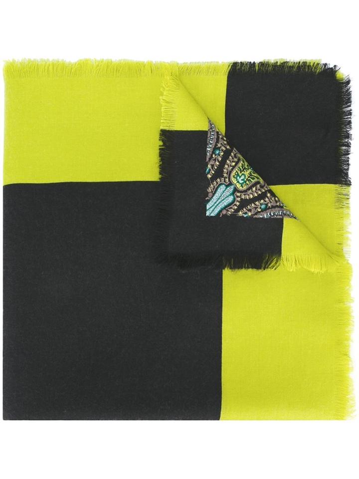 Etro Floral Embroidery Scarf