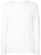 Estnation - Crew Neck Top - Men - Silk/cashmere - L, White, Silk/cashmere
