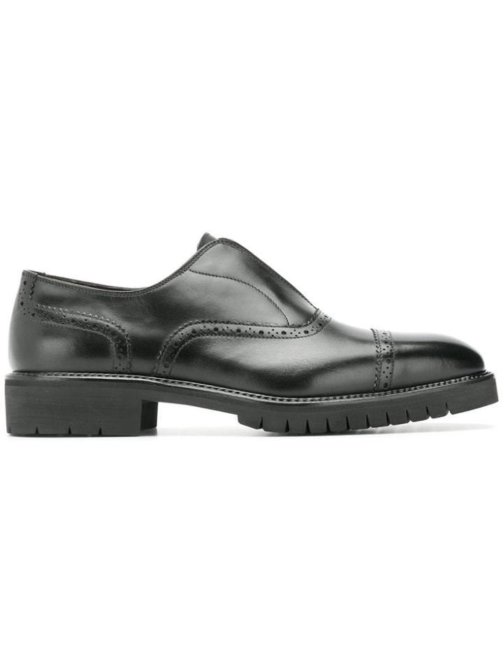 Salvatore Ferragamo Slip-on Shoes - Black