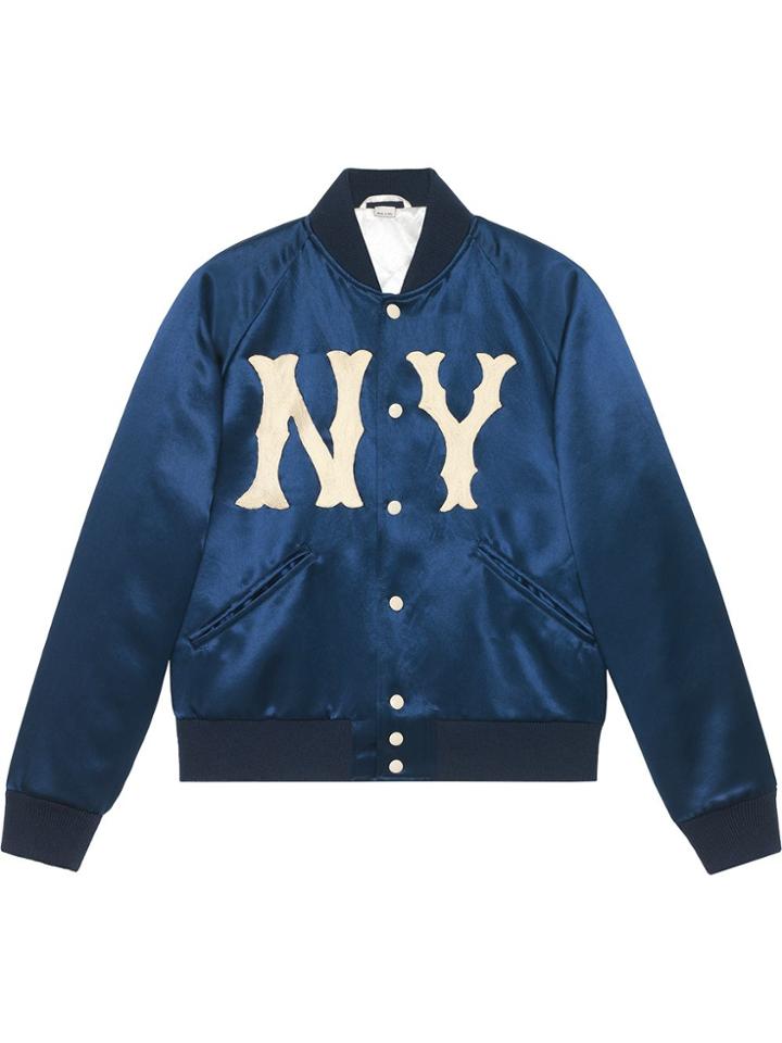 Gucci Giacca Con Patch Ny Yankees&trade; - Blue