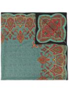 Etro Paisley Detail Scarf - Green