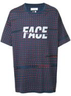 Facetasm Logo Patch T-shirt - Blue