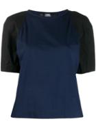 Karl Lagerfeld Contrast Sleeve T-shirt - Blue
