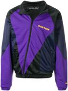 Martine Rose Off-centre Zipped Jacket - Purple