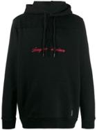 Marcelo Burlon County Of Milan Wings Lettering Hoodie - Black