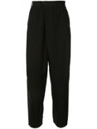 Julius Relaxed Fit Trousers - Black