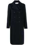 Valentino Cashmere Button-front Coat - Black
